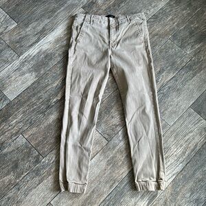 Black orchid khaki joggers